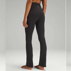 Lululemon Athletica Black High-Waist Flared Pants size 6